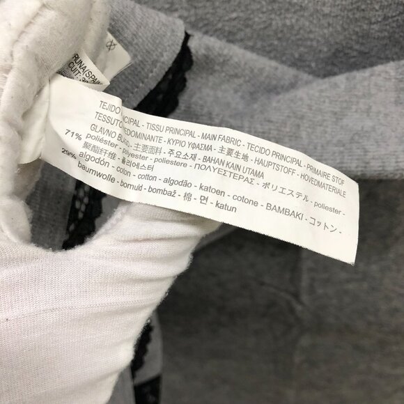 Zara Gray Boxy T-Shirt Tunic - Picture 9 of 11